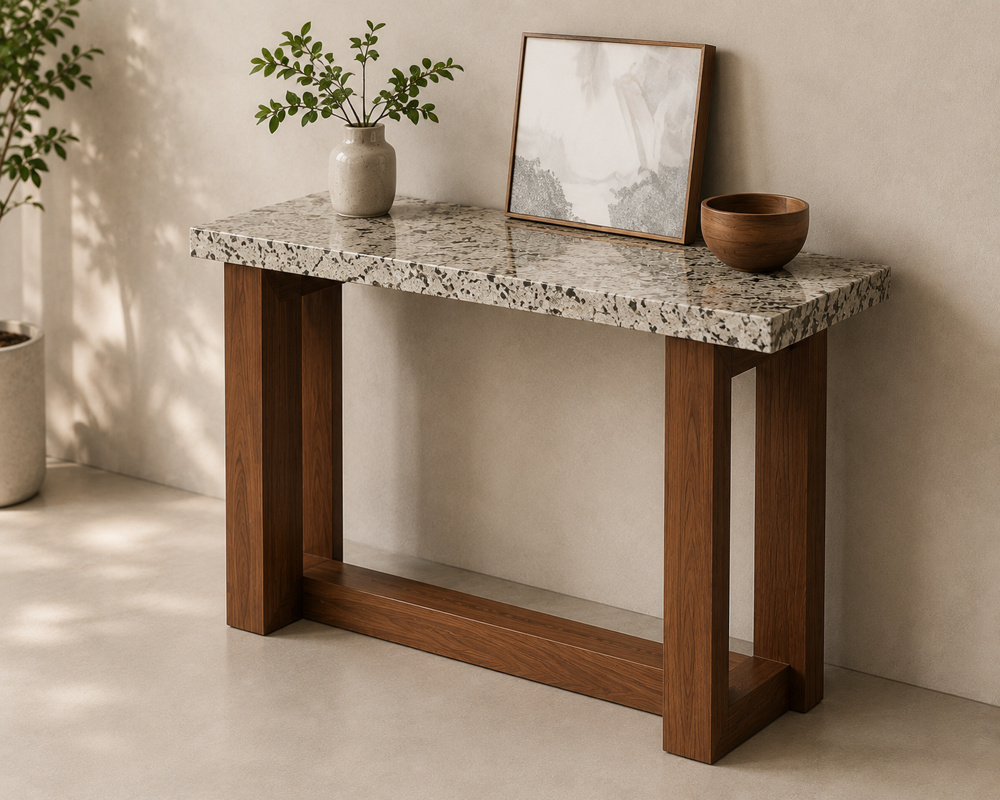 Terrazzo Console Table